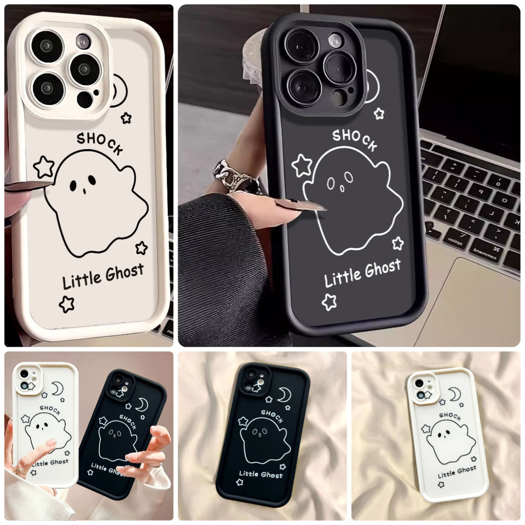 เคสโทรศัพท์มือถือ TPU นิ่ม ลายผีน้อยน่ารัก สําหรับ VIVO 1901 1902 1904 1906 1915 1940 V1901A V1934A V1941A V2026 V2033 V2027 V2032 V2028 V2029 V2037 V2065