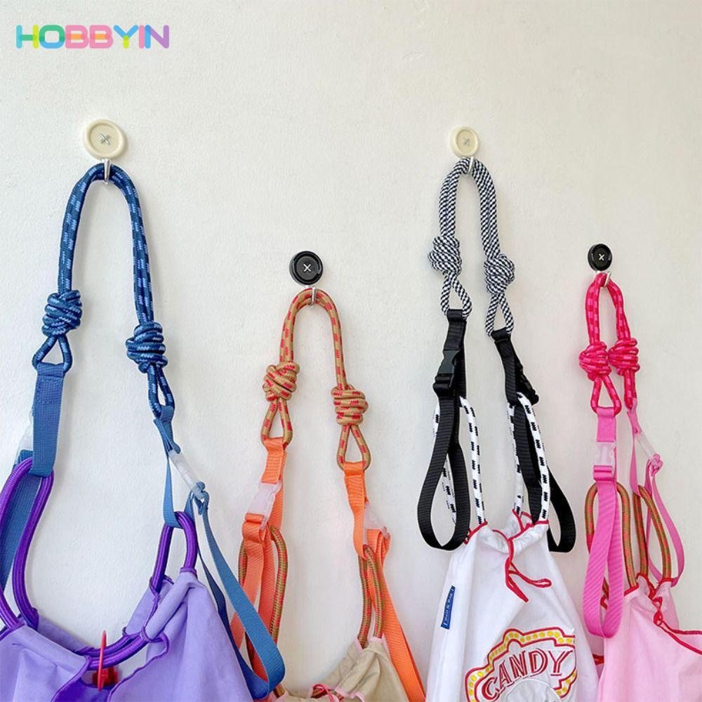 HOBBYIN สายสะพายกระเป๋า ไนล่อน ทรงกลม ถอดออกได้ แบบเปลี่ยน สําหรับกระเป๋าถือ กระเป๋าสะพายไหล่