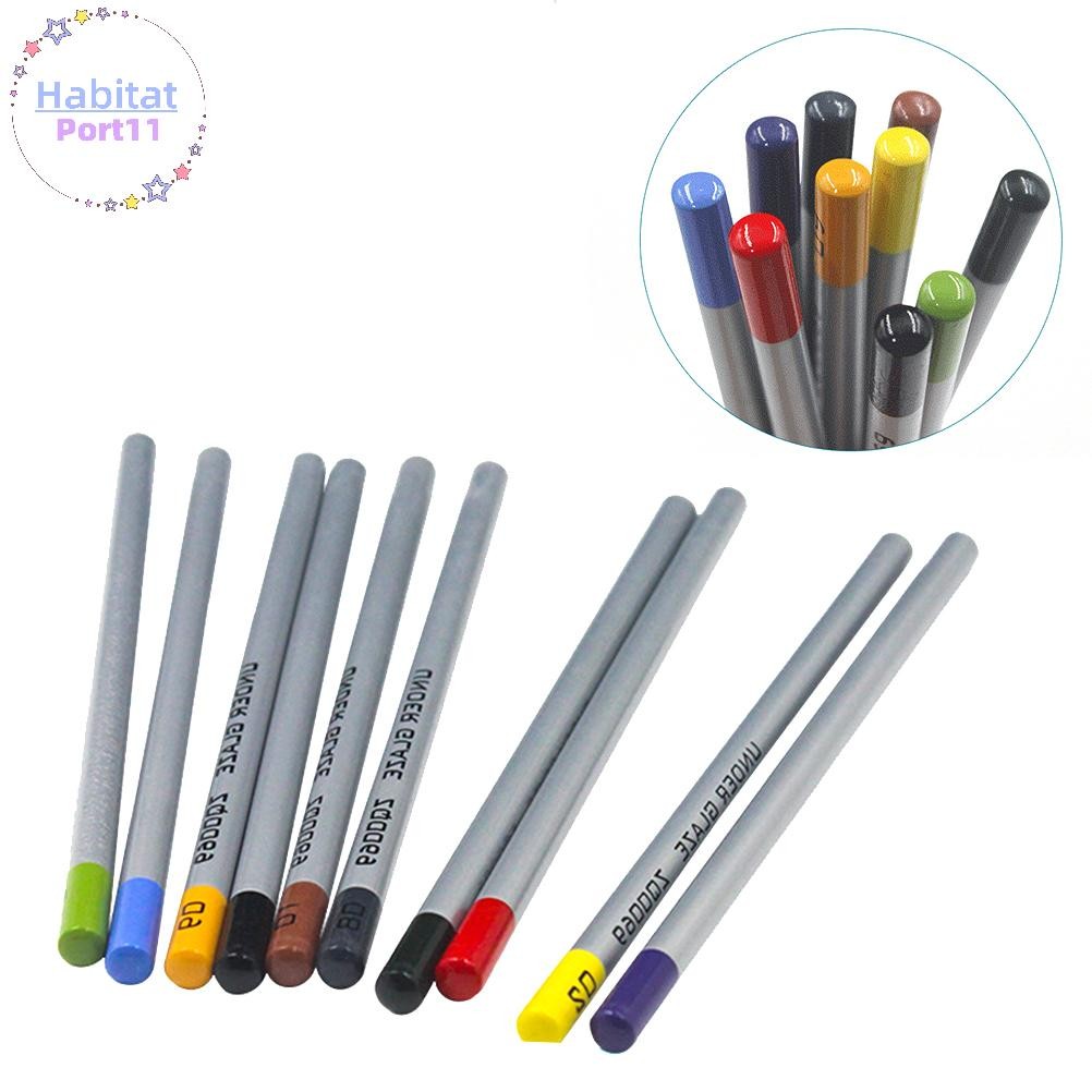 Habitatport เครื่องปั้นดินเผา Art Underglaze ดินสอสีเซรามิค DIY Hand-Painted Hook Line th ราคา ถูกที่สุด ดีลบีเคเค แกลเลอรีภาพที่ 3
