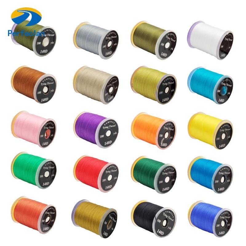 Perfeclan Fly Tying Thread สําหรับ Lure DIY เครื่องมือทําปลาเทราท์ Line Fly Tying Supplies