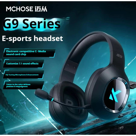 Mchose G9 Pro ชุดหูฟังไร้สาย Bluetooth สามโหมดพร้อมไมโครโฟน