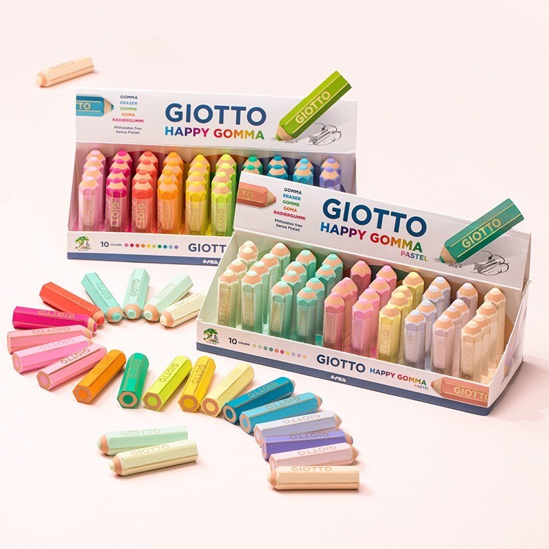อิตาลี Giotto Giotto Eraser นักเรียนใช้ทําความสะอาดโดยไม่ทิ้งรอยเด็กสร้างสรรค์เช่นหนัง