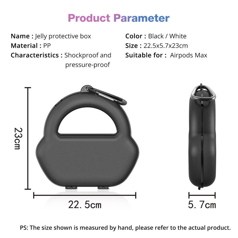 Fonken หูฟังป้องกัน Hard Case กระเป๋าเก็บชุดหูฟังพร้อมคาราบิเนอร์สําหรับ Air-Pods Max ราคา ถูกที่สุด ดีลบีเคเค แกลเลอรีภาพที่ 9