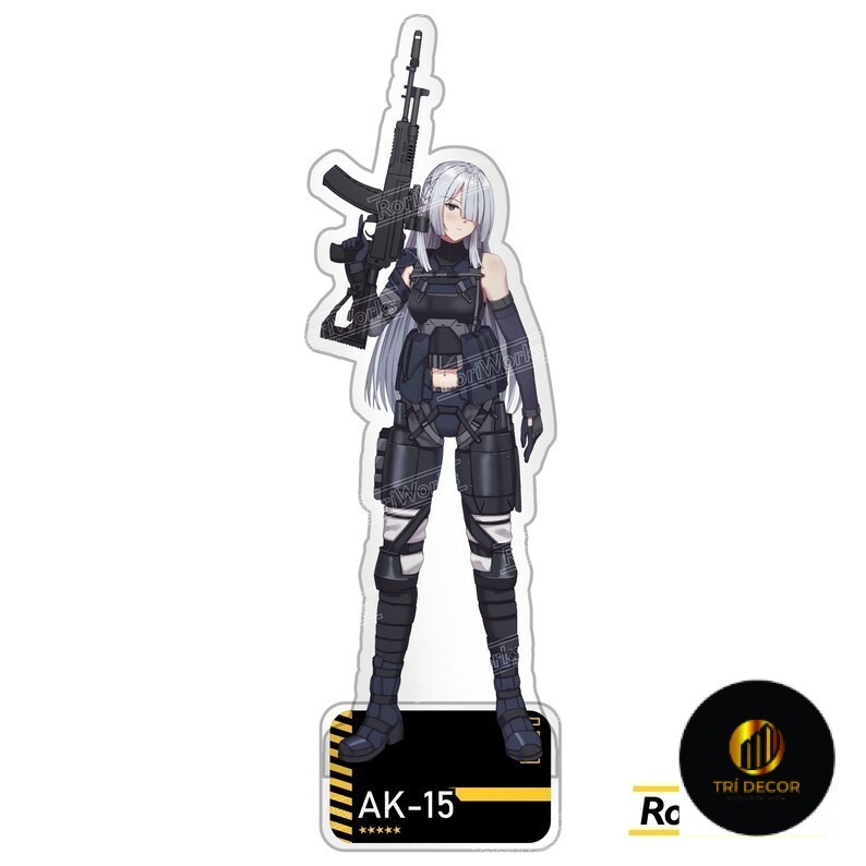 Girls Frontline Team Standee รุ่น DEFY AK-12 RPK-16 Study corner อุปกรณ์ตกแต่งโต๊ะทํางาน