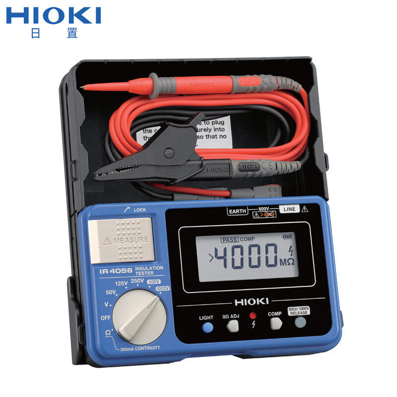 HIOKI IR4056-20 IR4057-50 เครื่องทดสอบความต้านทานฉนวนอิเล็กทรอนิกส์ เมกะโอห์มมิเตอร์ ทดสอบความต้านทา