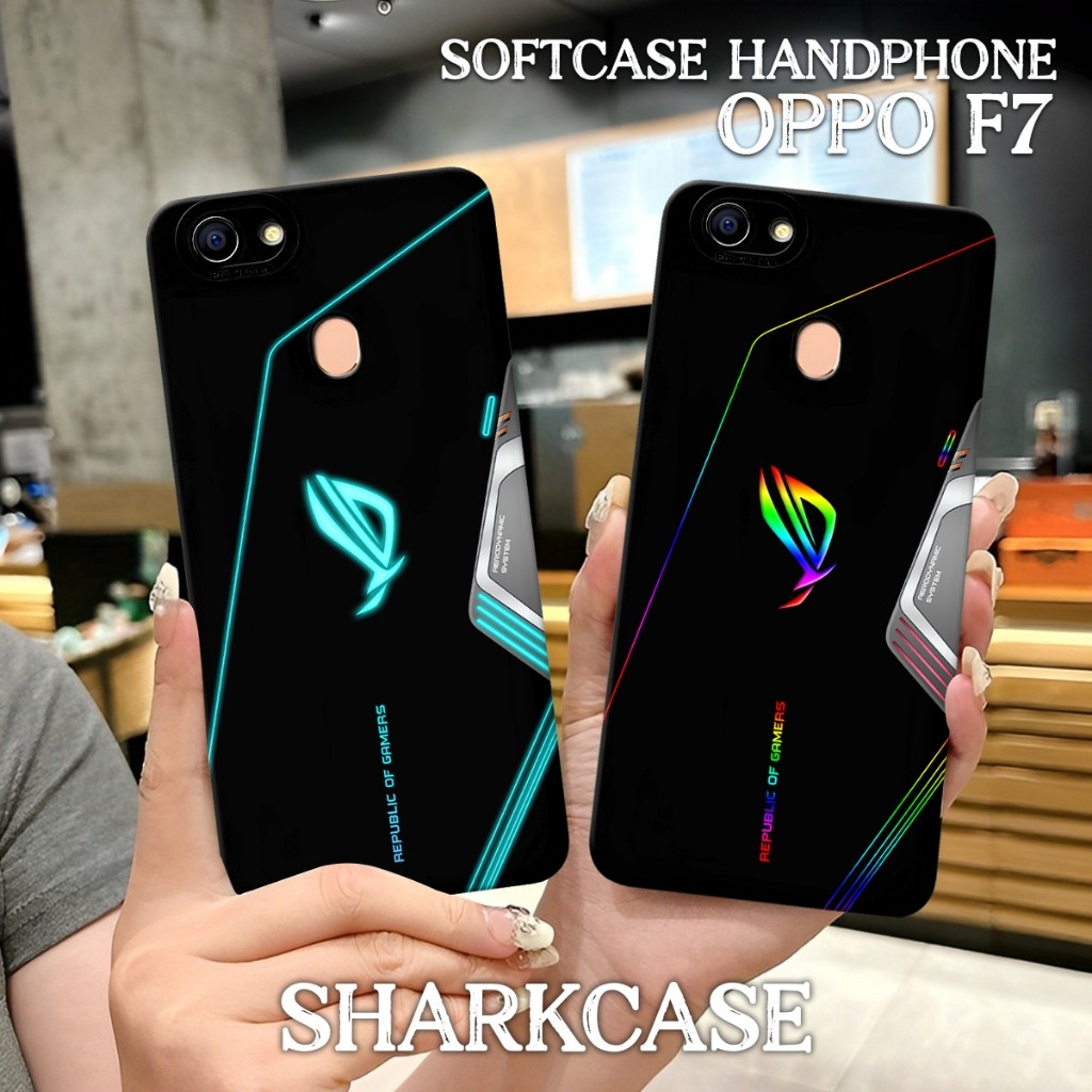 Hp [SHARKCASE] เคส Oppo F7 / F7 YOUTH / Oppo F9 / F9 PRO / REALME 2 PRO Rogg Gamer Motif Cool Contem