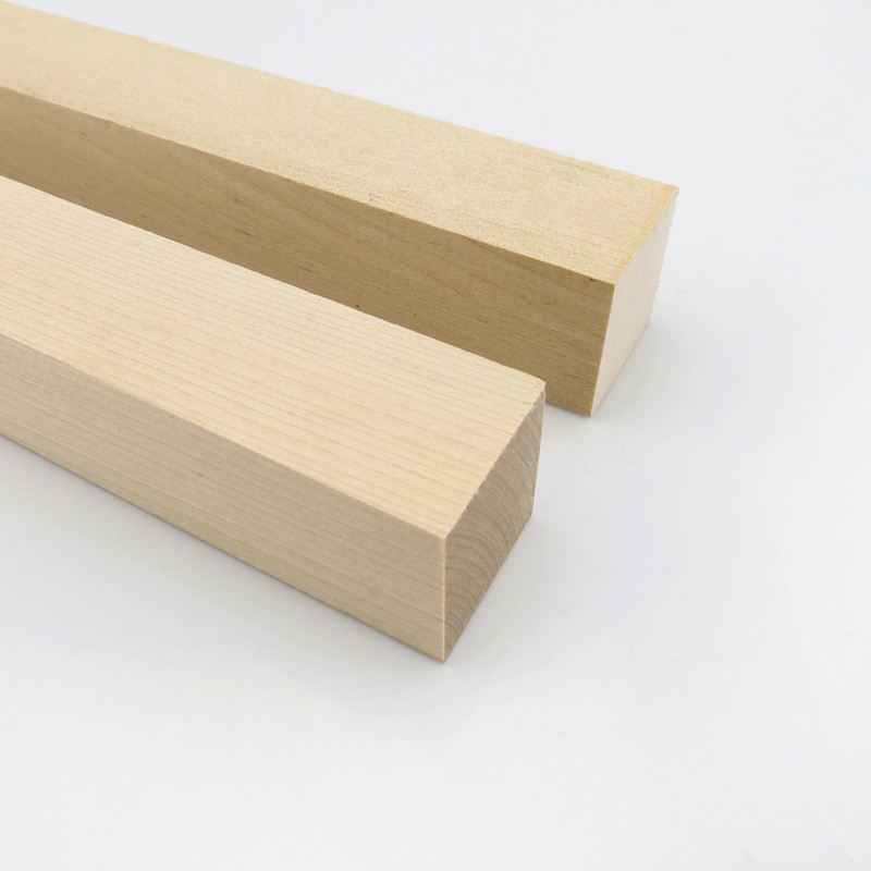 Birch Square Wood Strips Wood Block Wood diy Model Assembly Material Model Accessories Wood Strips S