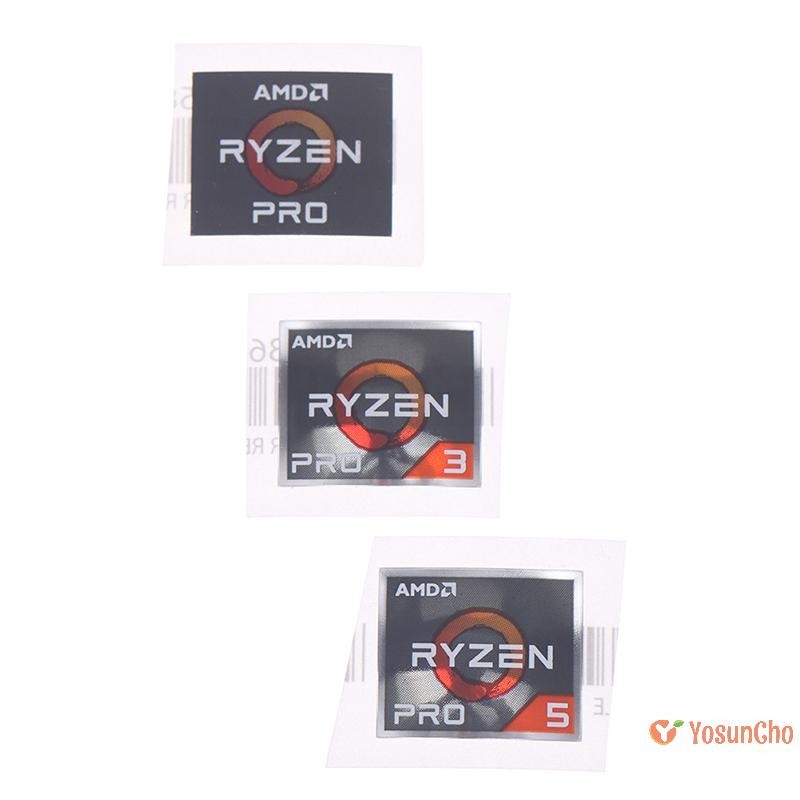 Yosunchoker] สติ๊กเกอร์ซีรีส์โปรเซสเซอร์ AMD ATHLON Ryzen R 3 5 7 Logo PRO7 Generation Label ใหม่