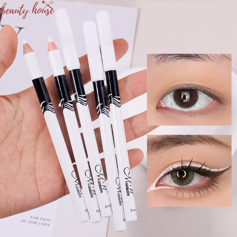 Long Lasting Brightener - Eye Makeup Tools - Lying Silkworm Brightening Makeup Pen - White Highlight Eyeliner Pen - Long Lasting Waterproof Pigment Pen - แต่งหน้ากันน้ํา