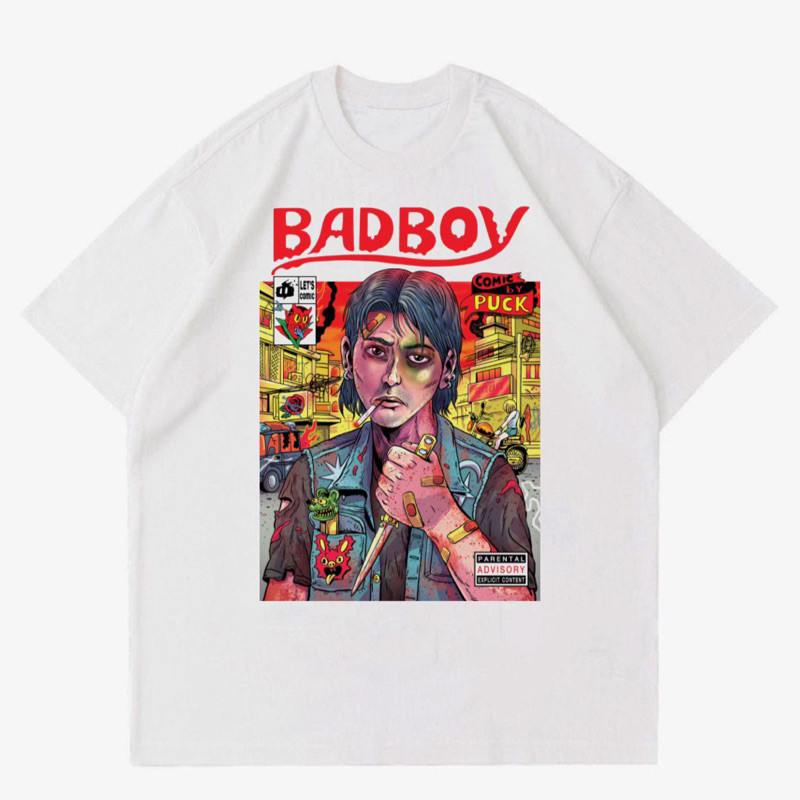 แฟชั่นใหม่ล่าสุด เสื้อยืด ลาย Bad BOY VINTAGE | เสื้อยืด ลาย Bad BOY | เสื้อยืด ลาย Bad BOY
