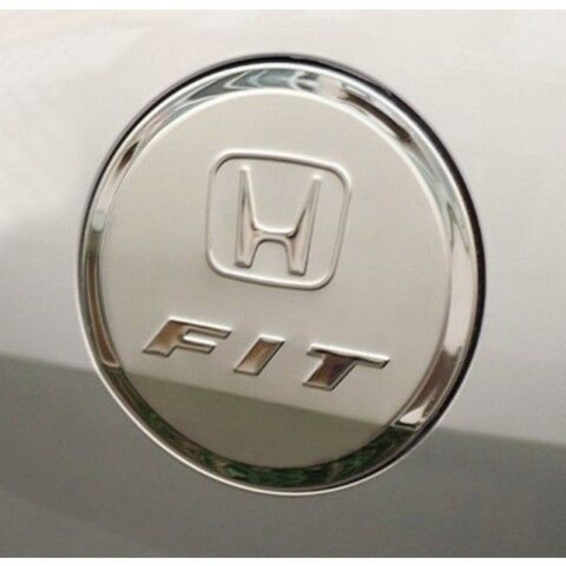 08-20 Fit JAZZ Fuel Tank Cap JAZZ Fuel Tank Cap Sticker สแตนเลส Modified Cover สติ๊กเกอร์ตกแต่ง