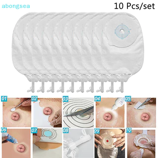 Abongsea 10X ระบายน้ํา Urostomy กระเป๋าวาล์วปิด Anti-Backflow Stoma Care กระเป๋า