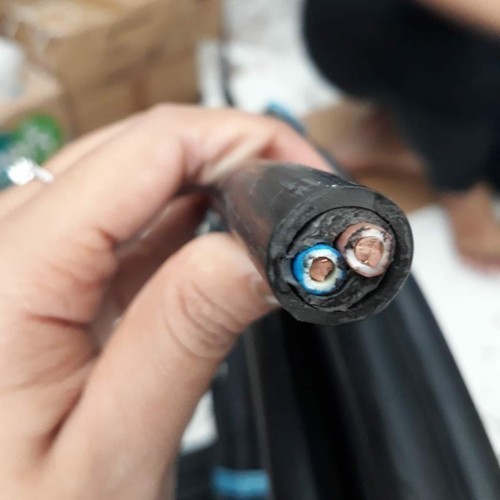 Eterna สายไฟสีดํา NYY 2 x 4 / 2x4 มม. ต่อเมตร