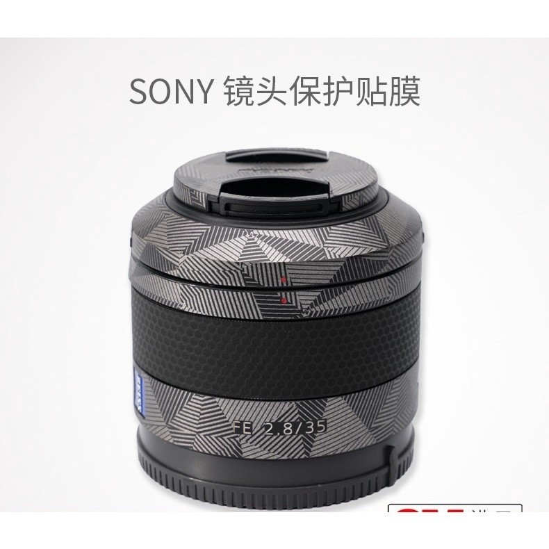 SONY 【HOHO】ฟิล์มสติกเกอร์คาร์บอนไฟเบอร์ ป้องกันเลนส์กล้อง สําหรับ SonySONY35-F2.8 3M