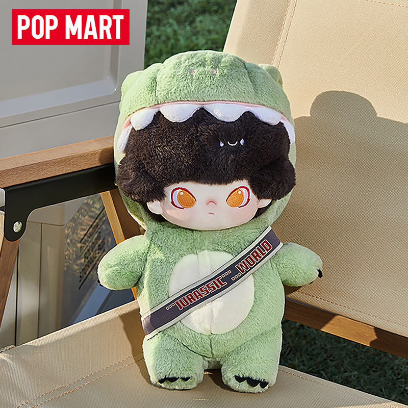 Popmart POPMART DIMOO Jurassic World Series ตุ๊กตาผ้าฝ้าย ของเล่นสําหรับเด็ก