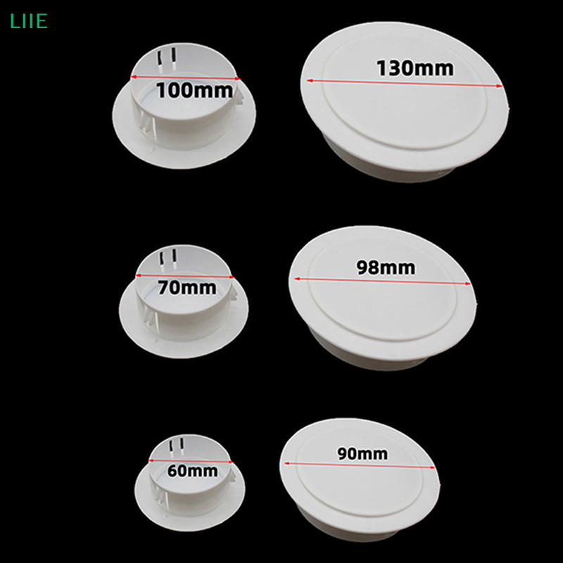 【LI】ฝาครอบรูเครื่องปรับอากาศ แบบติดผนัง【ie】