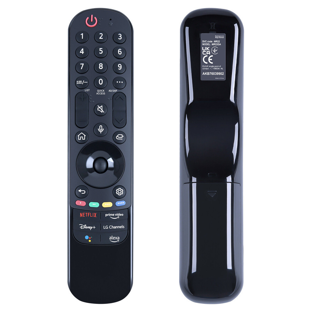 ลูกชาย MR22GA ใหม่76039902 รีโมทคอนโทรลอินฟราเรดสําหรับสมาร์ททีวี LG 65UQ7590PUB