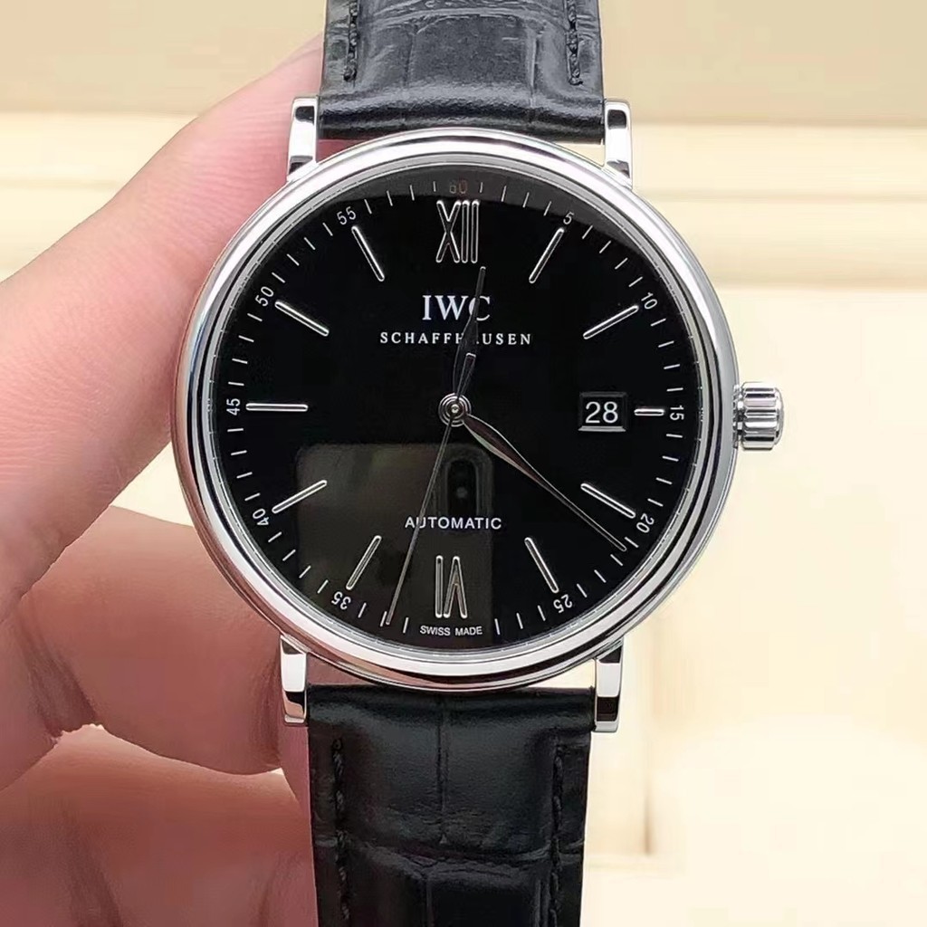 Iwc IWC IWC Botao Fino Series Stainless Steel Automatic Mechanical Watch Men 's Watch IW356502- สีแดง 60 IWC