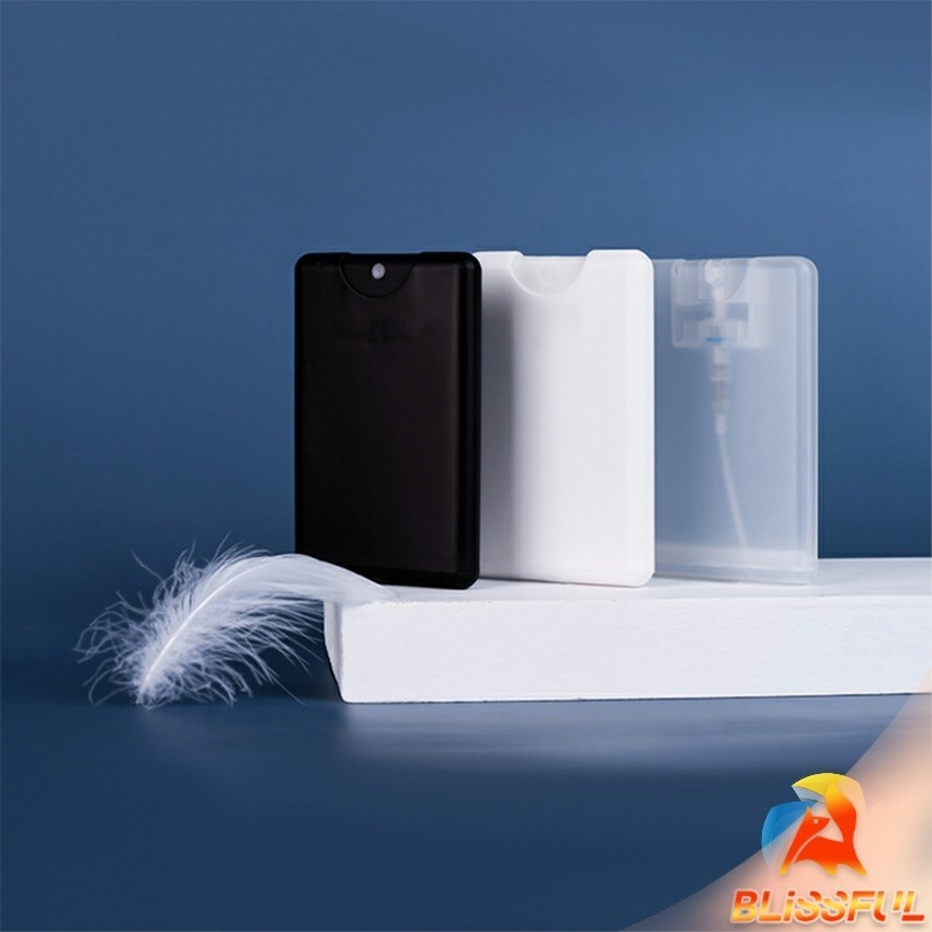 B.F ขวดสเปรย์ทรงการ์ด 20ml ใส่น้ำหอม เเอลกอฮอล์ คุณภาพดี พกพาสะดวก  Card spray bottle