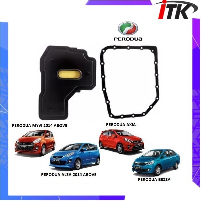 AUTO FILTER / GEAR BOX FILTER & GASKET SET - PERODUA AXIA 1.0 / BEZZA 1.0 1.3 / MYVI 2014 ABOVE / AL