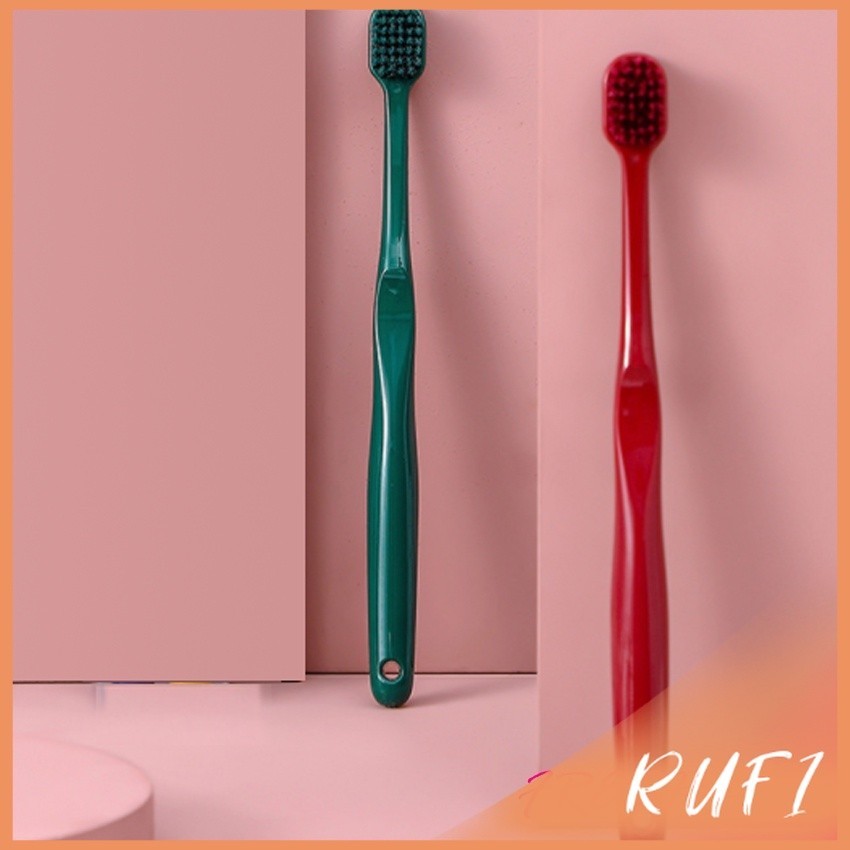 RUFI แปรงสีฟันแม่ลูก แปรงสีฟันญี่ปุ่น ขนนุ่ม Adult and child soft toothbrush - รูปที่ 3