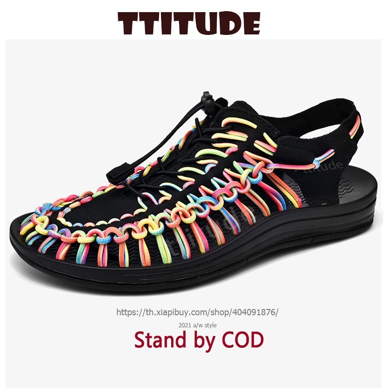 Attitude 【จัดส่งจากกรุงเทพฯ】1-2 วันได้รับของ แตะ รัด ส้น สไตล์ KEN Sandals ชาย หญิงSize35-44