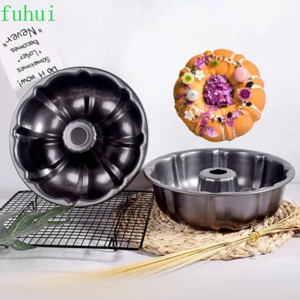 Fuhui แม่พิมพ์เค้ก รูปฟักทอง เหล็กคาร์บอน ไม่ติดกระทะ อเนกประสงค์ ความแข็งสูง ทนต่ออุณหภูมิสูง