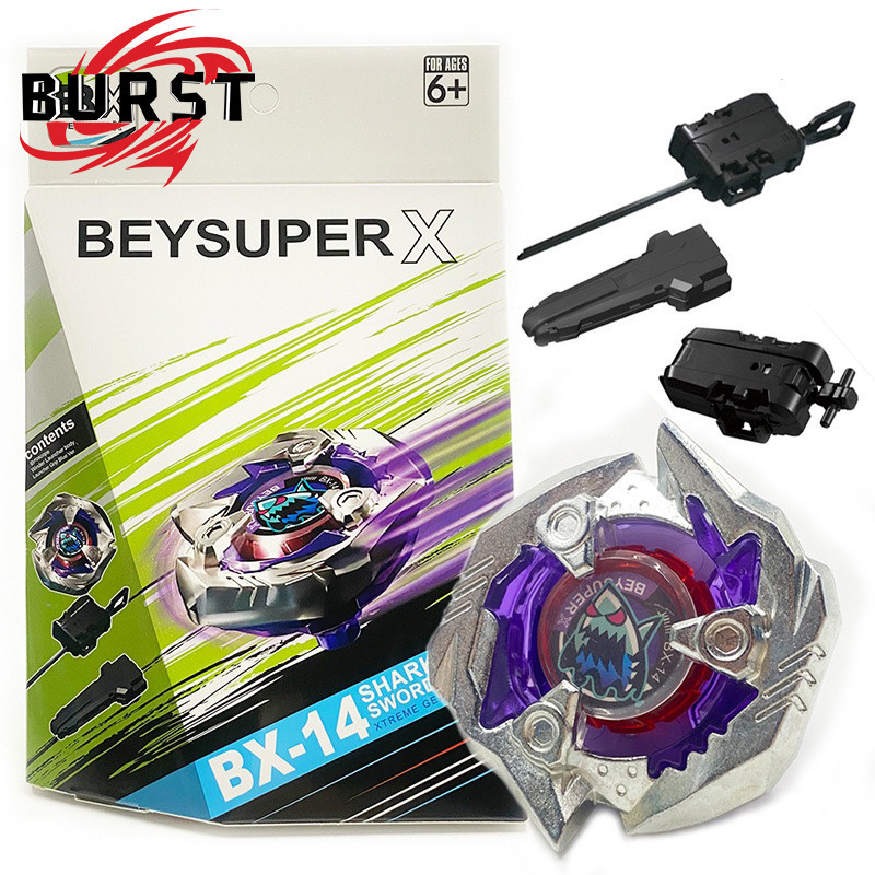Beyblade X BX-14 Shark Edge Beyblade Xtreme พร้อม Launcher Grip ชุดสําหรับ Beyblade Burst ของเล่นเด็