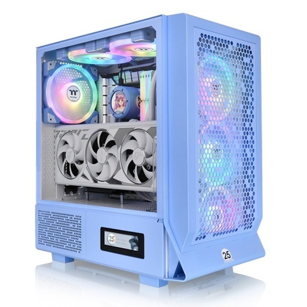 THERMALTAKE CASE CERES 330 TG ARGB HYDRANGEA BLUE : CA-1Y2-00MFWN-00