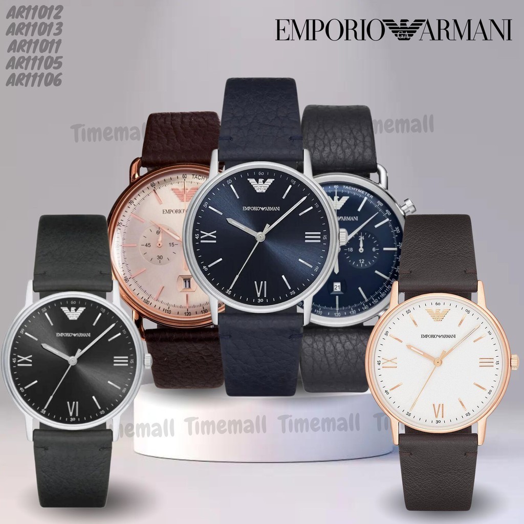 TIME MALL นาฬิกา Emporio Armani OWA351 นาฬิกาผู้ชาย นาฬิกาข้อมือผู้หญิง แบรนด์เนม  Brand Armani Watch AR11012