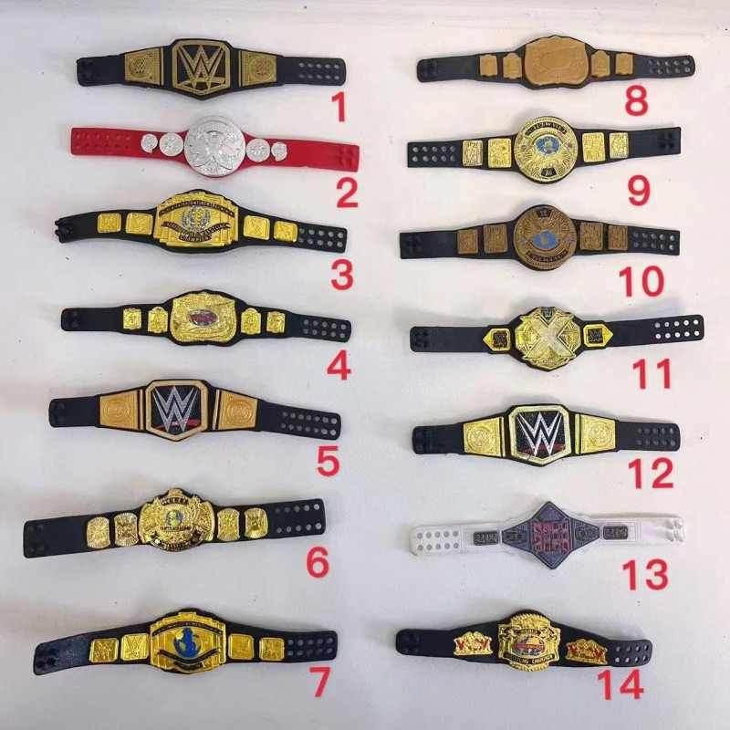 สายพาน รูปนักมวยปล้ํา ขนาด 6-7 นิ้ว อุปกรณ์เสริม