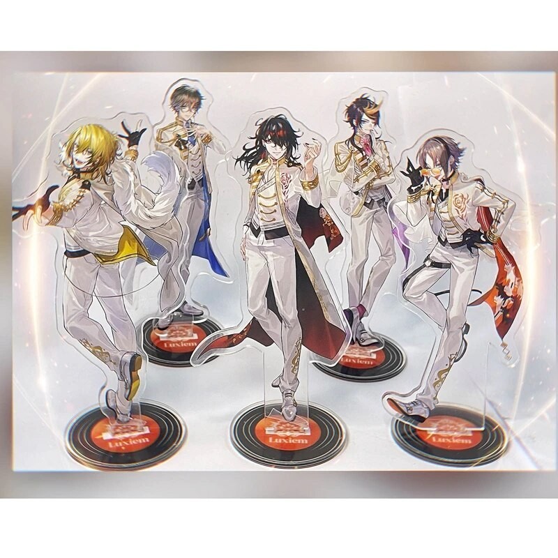 Standee รุ่น Luxiem Rainbow Vtuber Nijisanji SHU MYSTA IKE LUCA Shoto Laser Study มุมอุปกรณ์ตกแต่งโต