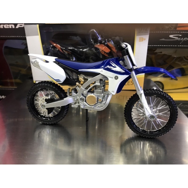 รถของเล่น โมเดลรถมอเตอร์ไซค์วิบาก YAMAHA YZ450F ขนาด1:12 รายละเอียดสวย เป็นโมเดลสำหรับคำชม