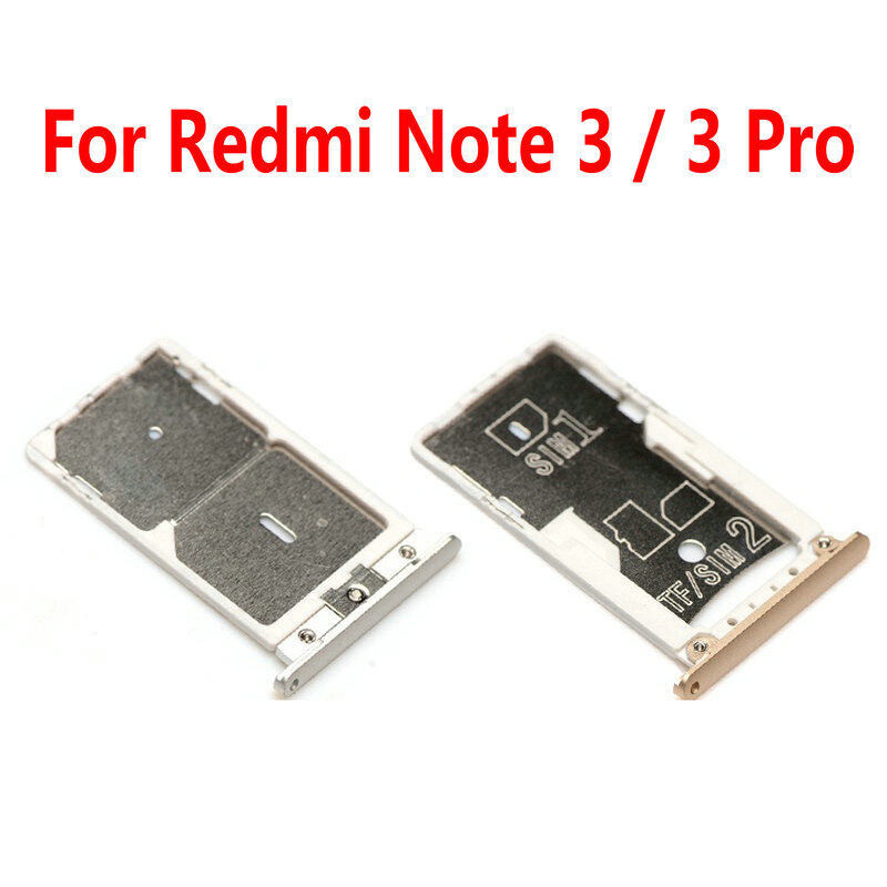 ใหม่ ถาดซ็อกเก็ตซิมการ์ด SD อะไหล่ซ่อมแซม สําหรับ Xiaomi Redmi Note 3 Redmi Note 3 Pro