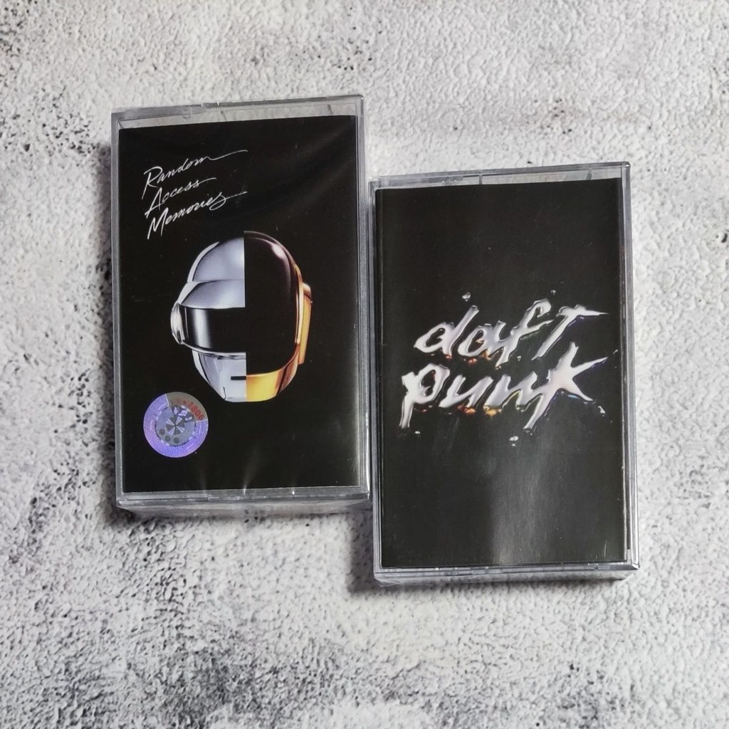 Original Daft Punk DISCOVERY 2 ชุดเทปคาสเซ็ต พร้อมหนังสือเนื้อเพลง [Sealed]