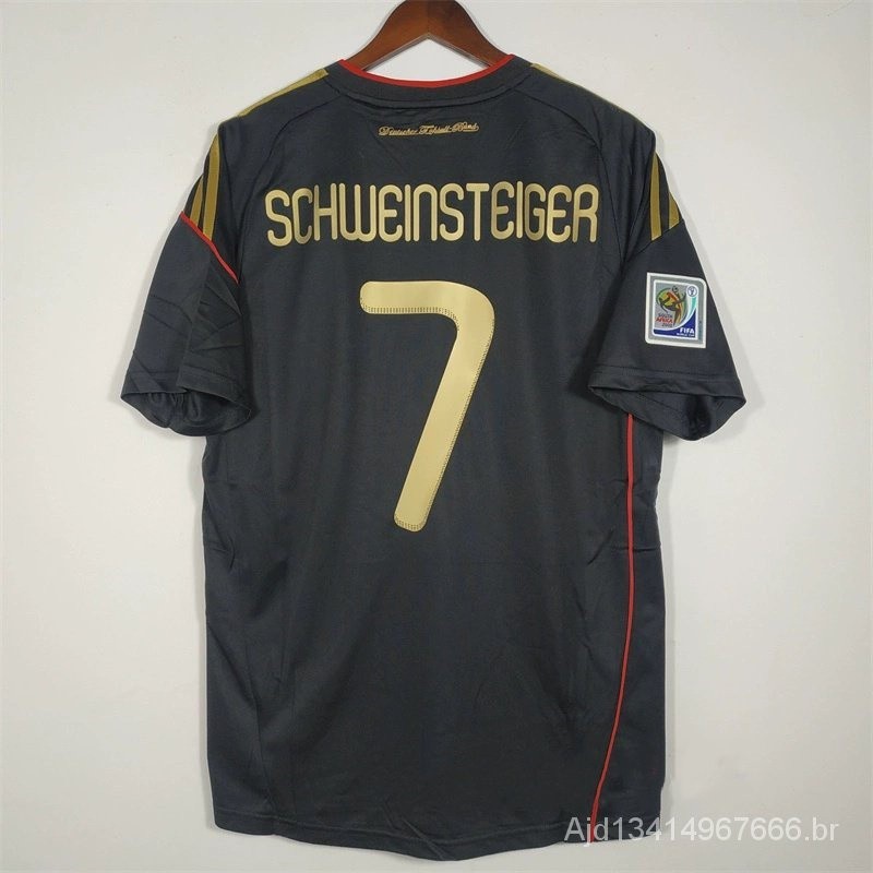 เสื้อยืด ลายทีมชาติฟุตบอล Germany Schweinsteiger KLOSE คุณภาพสูง สไตล์เรโทร 2010