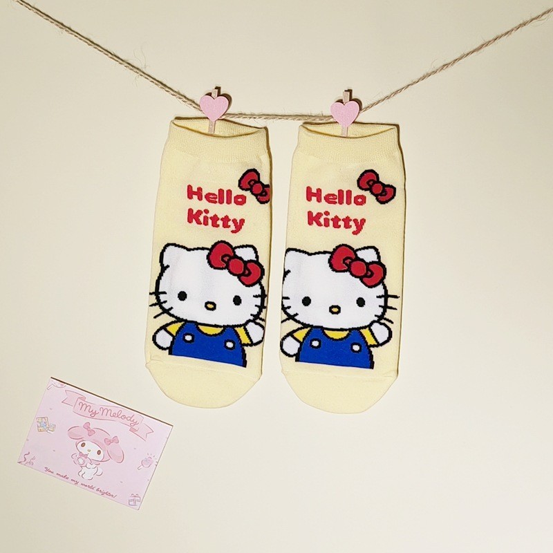 ถุงเท้า ผ้าฝ้าย ลายการ์ตูน Sanrio Girl Kuromi น่ารัก สําหรับเด็กผู้หญิง - รูปที่ 3