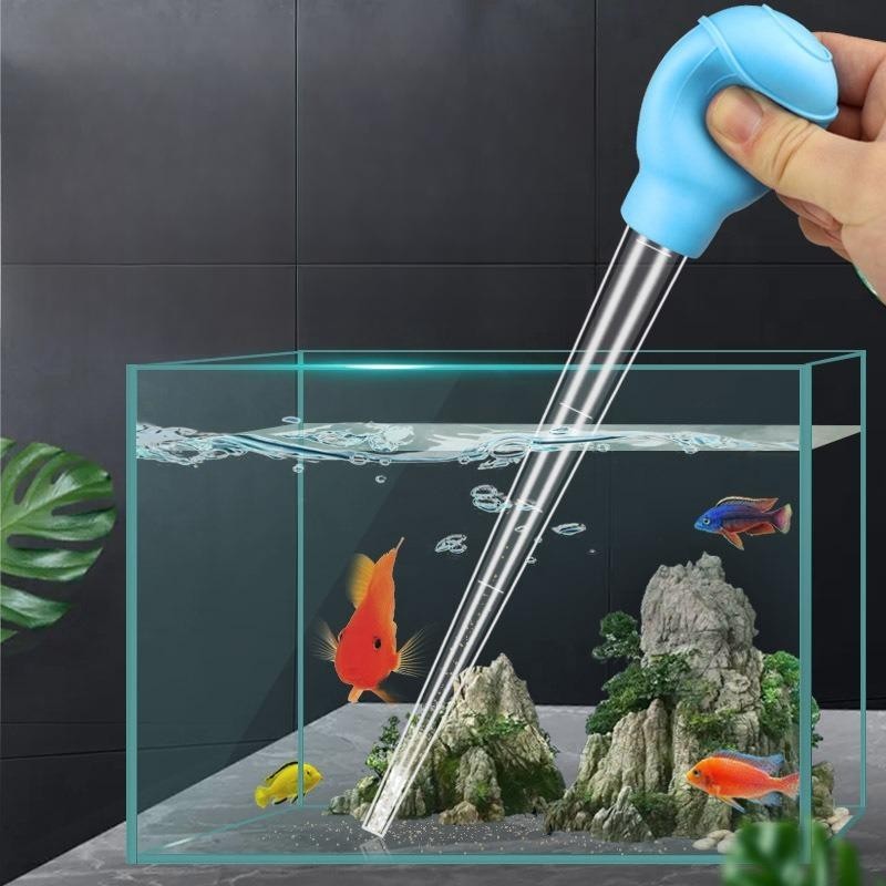 🐟ที่ดูดขี้ปลา ดูดสิ่งสกปรกทําความสะอาดตู้ปลา🐟 #Q-0010