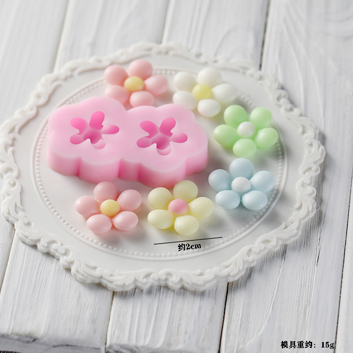 ถาดแม่พิมพ์ซิลิโคน รูปดอกพลัม ดอกซากุระ สําหรับตกแต่งเค้ก สบู่ มูส ช็อคโกแลต ขนมหวาน - รูปที่ 3