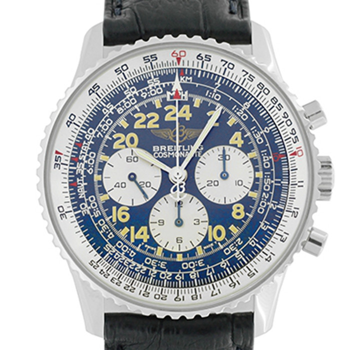 Breitling นาฬิกาข้อมือ แบบแมนนวล ของแท้ สําหรับผู้ชาย A12013