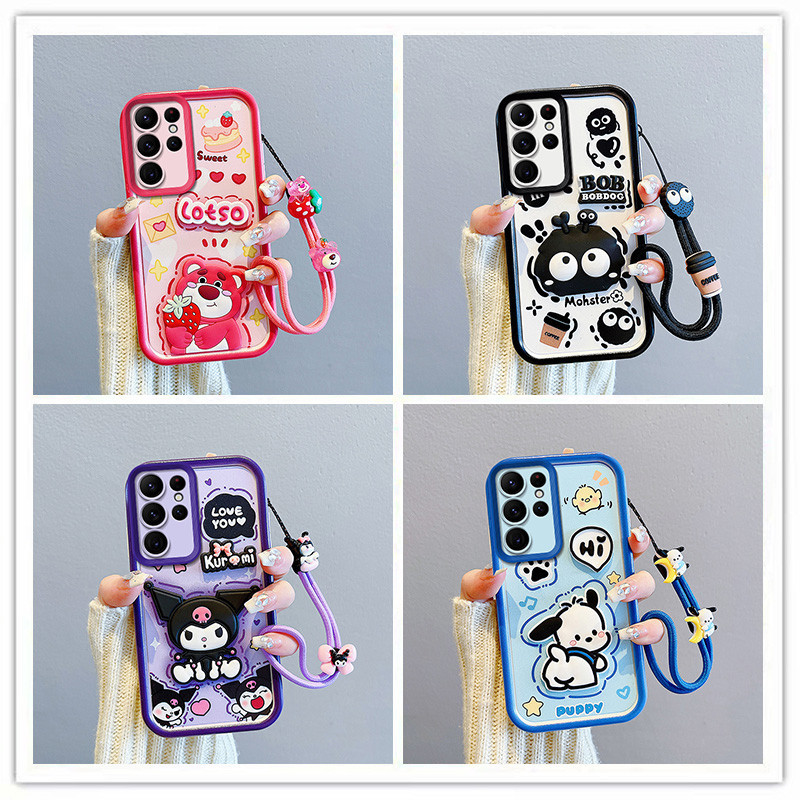 เคส samsung s22 ultra เคสโทรศัพท์มือถือ ลายการ์ตูนตาสวรรค์ 3D พร้อมตุ๊กตาน่ารัก สําหรับ
