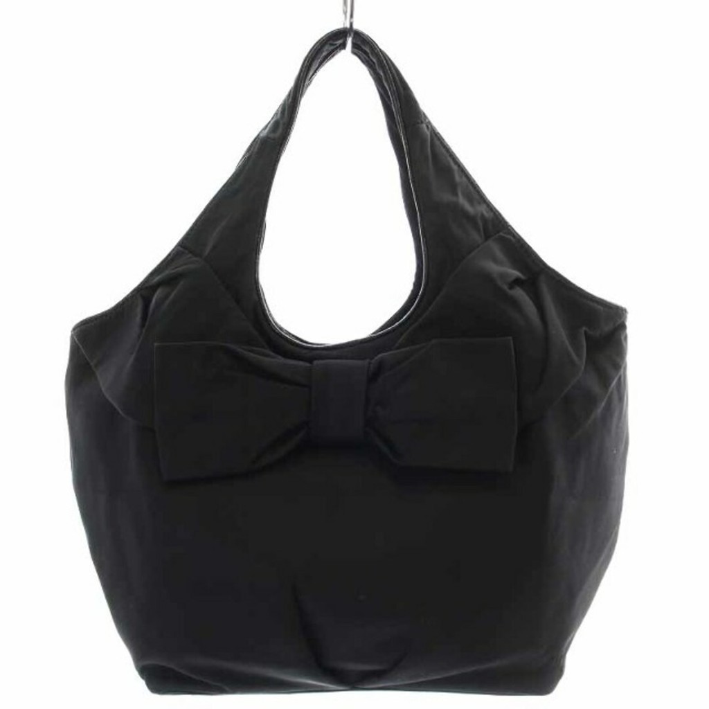 kate spade tote bag handbag nylon ribbon black black Direct from Japan Secondhand