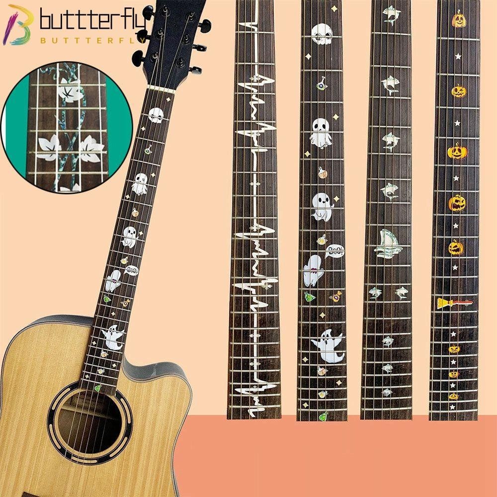 Buttterfly สติกเกอร์เฟรตบอร์ด คุณภาพสูง สําหรับตกแต่งกีตาร์ไฟฟ้า
