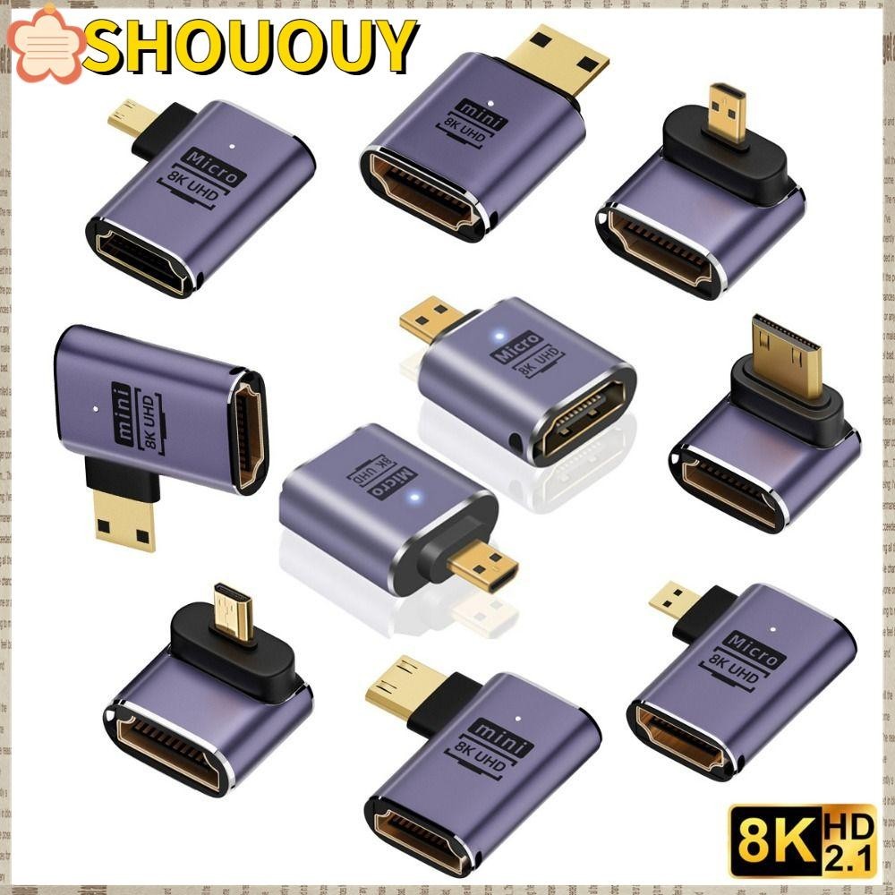 Shououy ตัวแปลง 48Gbps UHD HD 2.1 8K 60HZ