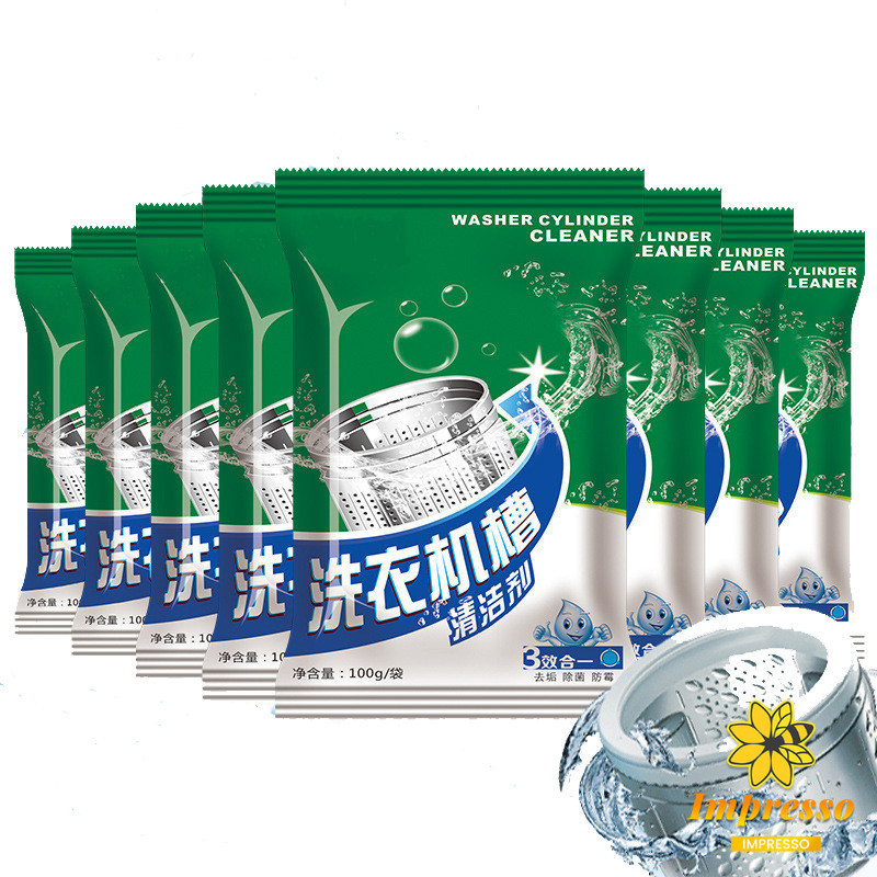 Impresso ผงทำความสะอาดเครื่องซักผ้า ผงล้างเครื่องซักผ้า Washing Machine Cleaner Powder