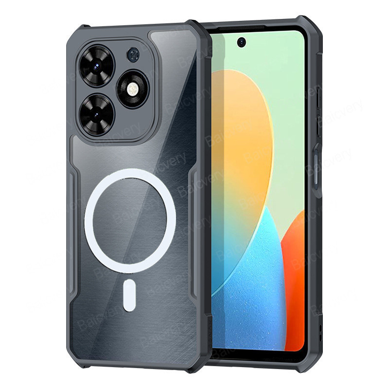 เคสโทรศัพท์มือถือ ซิลิโคนแข็ง แม่เหล็ก ไร้สาย คุณภาพสูง สําหรับ Infinix Smart 8 Pro X6525B Smart 8 Plus X6526 Smart 8 HD X6525 Smart 8