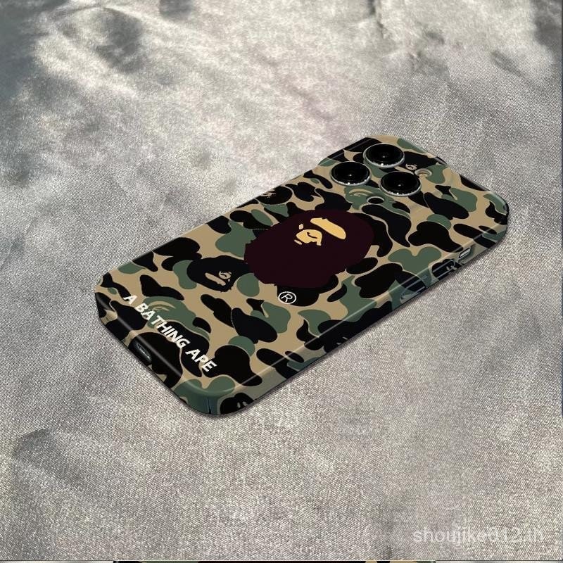 เคสโทรศัพท์มือถือ Tpu แบบนิ่ม ลายพราง สีเขียวทหาร กันกระแทก สําหรับ Apple IPHONE15 14 13 12 11promax pro XSMAX XR X XS 7 8plus H9X6