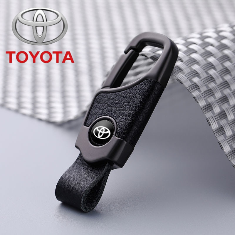 Kbang พวงกุญแจรถยนต์ โลหะ คุณภาพสูง สําหรับ Toyota Vios Fortuner Innova Corolla Altis Hiace Avanza Land Cruiser Hilux Camry Wigo RAV4