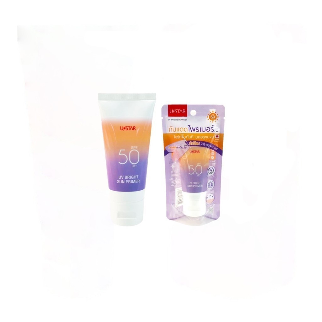 ของแท้·ส่งด่วน·ถูก Ustar Uv Bright Sun Primer Spf50 pa+ #03121 ยูสตาร์ ยูวี ไบร์ท ซัน ไพร์เมอร์ x 1 ชิ้น dayse