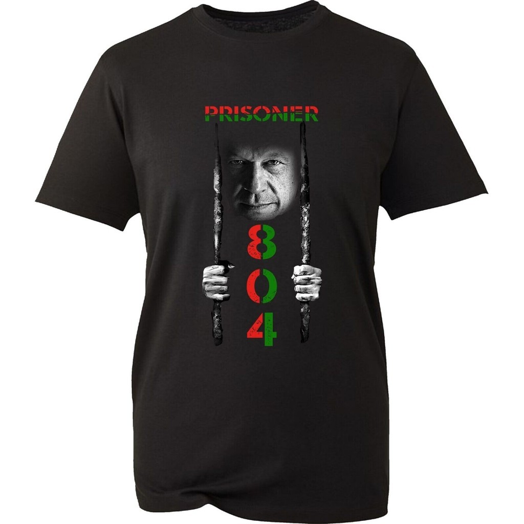 (ใหม่) Prisoner No 804 Release Imran Khan เสื้อยืดฟรี Imran Khan Pti Worker Top
